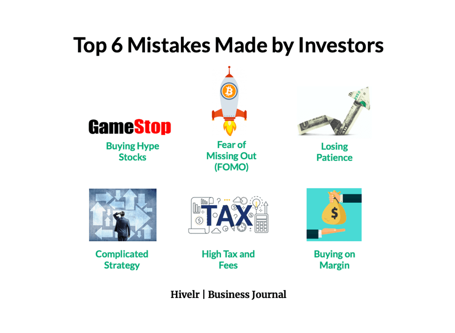 Top 6 Mistakes Made By Investors | Hivelr